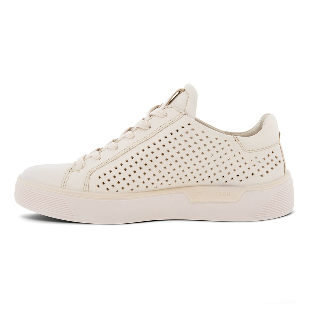 Tenis Mujer - ECCO Street Tray Laced - Beige - MPB726548